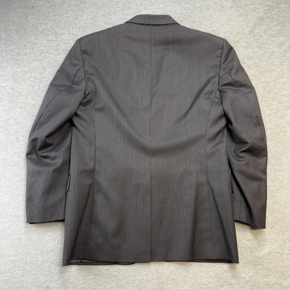 Brooks‎ Brothers Blazer Mens 42R Charcoal Gray Madison Saxxon Wool Suit Jacket
